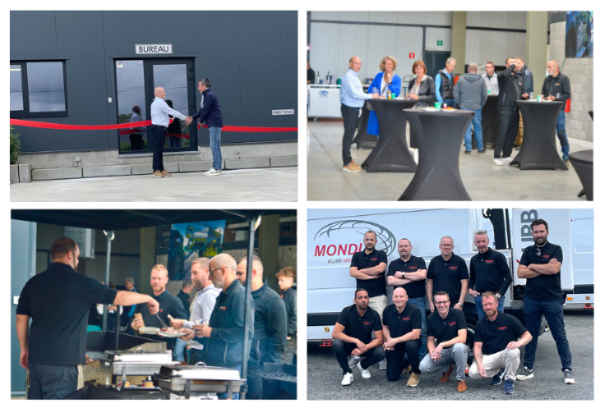 INAUGURACIÓN DE LAS NUEVAS INSTALACIONES DE MONDIA, NUESTRA FILIAL BELGA