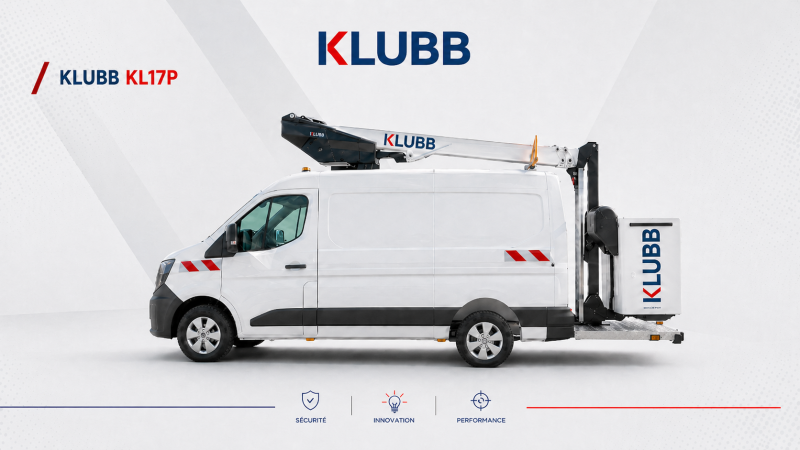 The KL17P 3.5 t van-mounted platform. Built for demanding urban work