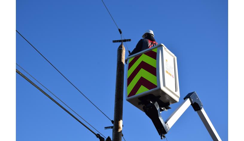 12,70m insulated aerial platform on ford transit l2h2 e13